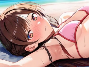 d_657015レンタル彼女と個室トイレで水着えっちーFANZA 同人 漫画