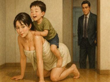 d_667581上司の前でお馬さんになった人妻ーFANZA 同人 漫画